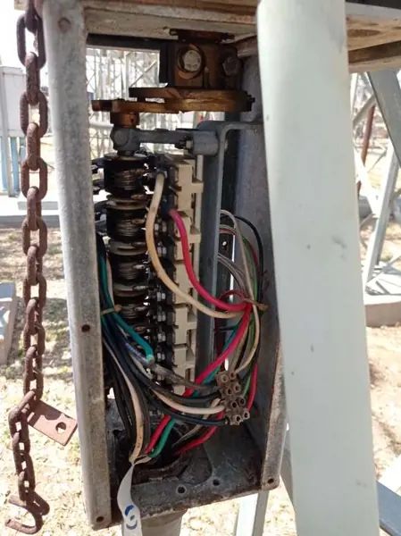 Mando del seccionador K-2024, antes