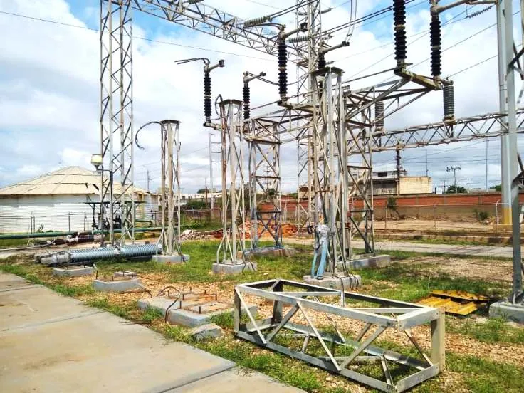 Estructura para los TC120 sin equipos, antes